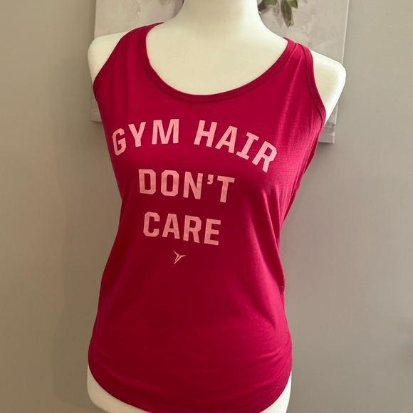 Tops - 💇‍♀️CLOSET CLOSE OUT💇‍♀️
💪 “Gym Hair Don’t Care” Tank Top Size Medium 💪